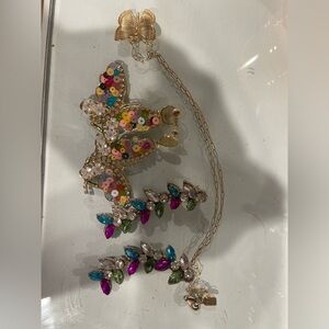 Colorful Butterfly Jewelry Set